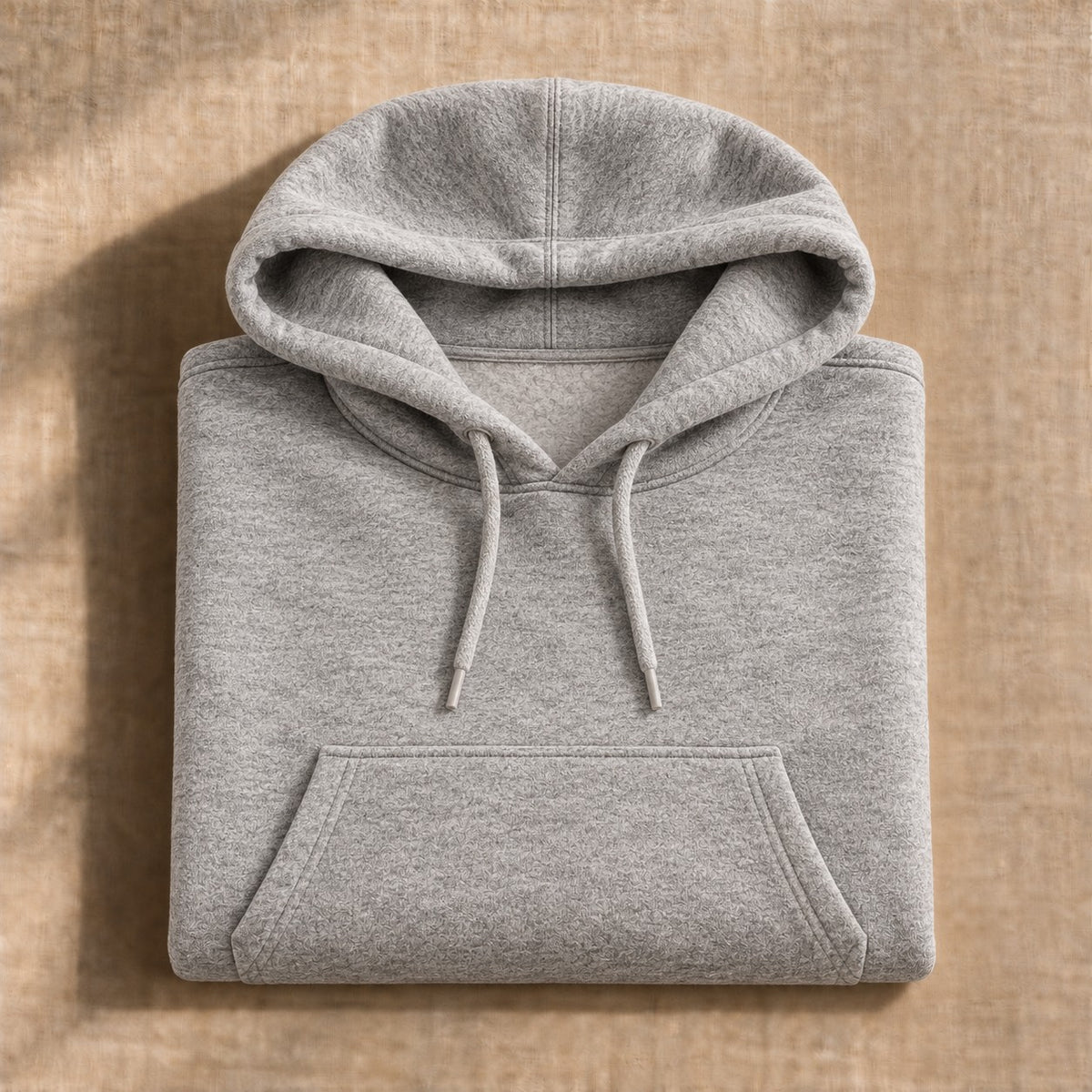 The Fleece Hoodie in Heather Grey