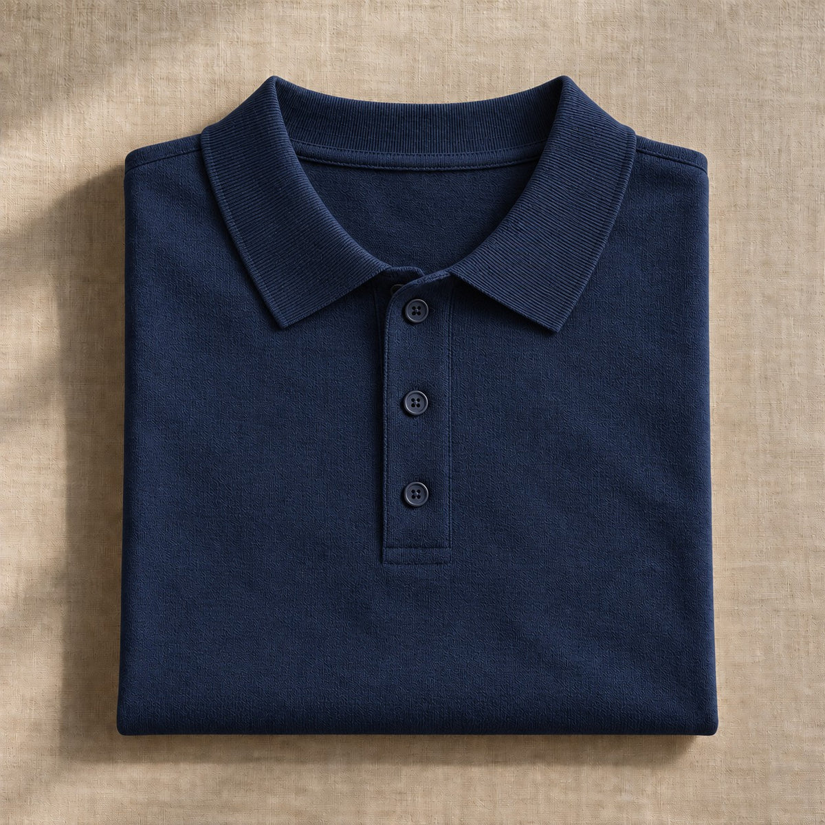 The Knit Polo in Navy