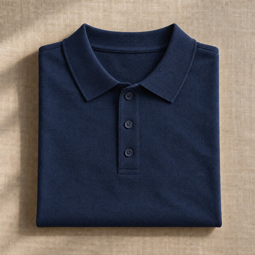 The Knit Polo in Navy