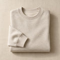 The Fleece Crewneck in Oatmeal